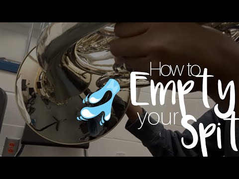 Beginning French Horn: How to Empty Your Spit