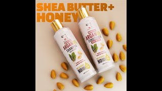 Unlock Your Hair's Natural Beauty with MHB Argan Oil Sulfate-Free Shampoo and Conditioner