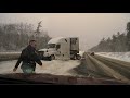Winter Storm Tractor Trailer Crash