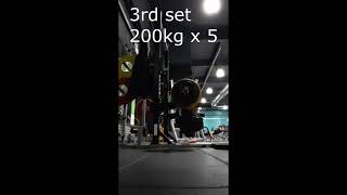 200kg x 5 Long Pause Squats @83kg