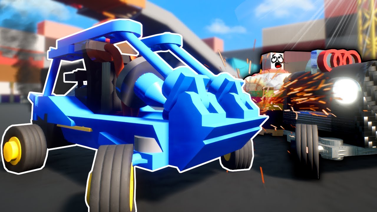 HUGE LEGO GO-KART RACE! - Brick Rigs Multiplayer Gameplay - YouTube