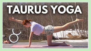 20 min Taurus Yoga Flow - Abundance, Grounding & Sensuality