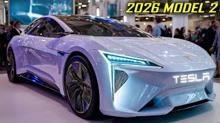 Elon Musk’s 2026 Tesla Model 2 Is Out! Affordable EV with Bold Design and Game-Changing Battery