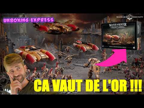 WARHAMMER THE HORUS HERESY | Legio Custodes Battlegroup Unboxing | Des kits plastiques au TOP