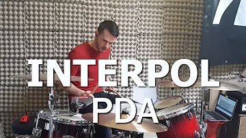 Interpol - PDA - drum cover