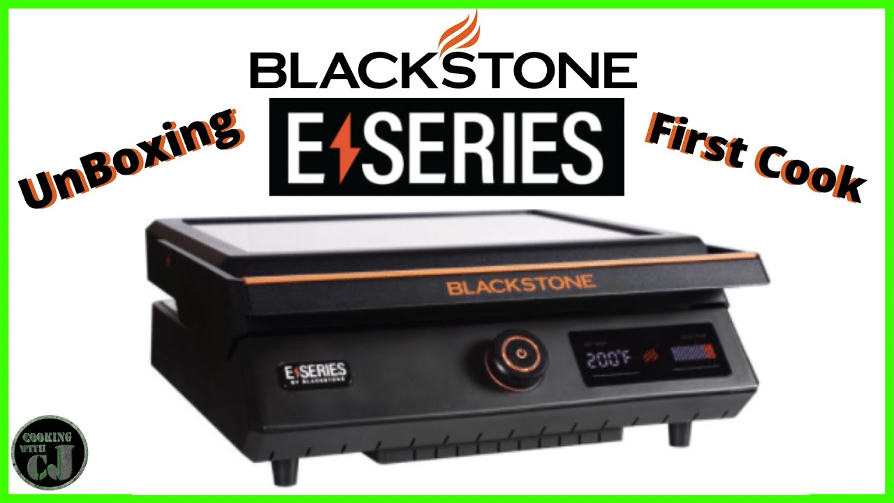 Blackstone E-Series 22 Inch Electric Tabletop Griddle With Prep Cart