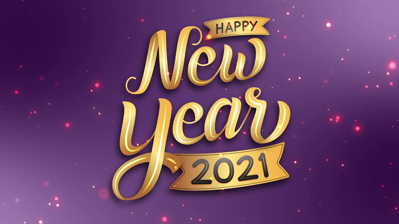 Hd Free Happy New Year Background | 2021 New Year Background Animation | Mk  Backgrounds - YouTube