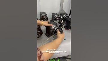 Pneumatic collet chucks with rotary spindle use for automation machine #automation #machine