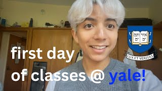 FIRST DAY OF CLASSES @ YALE *freshman day in the life