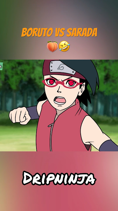 Boruto vs sarada gone wrong🤣(boruto/naruto parody) #naruto #boruto #sarada #anime  #funny