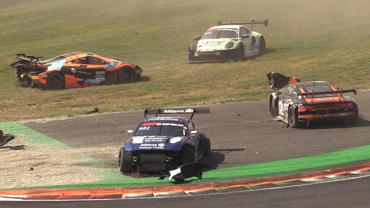 3h Monza GT World Challenge Europe 2026- Turn 1 Mayhem, Many Crashes, Racing Action & More!!!