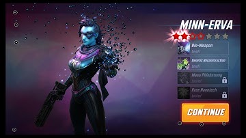 [*/\*] Marvel Strike Force - Unlocking Villain MINN-ERVA