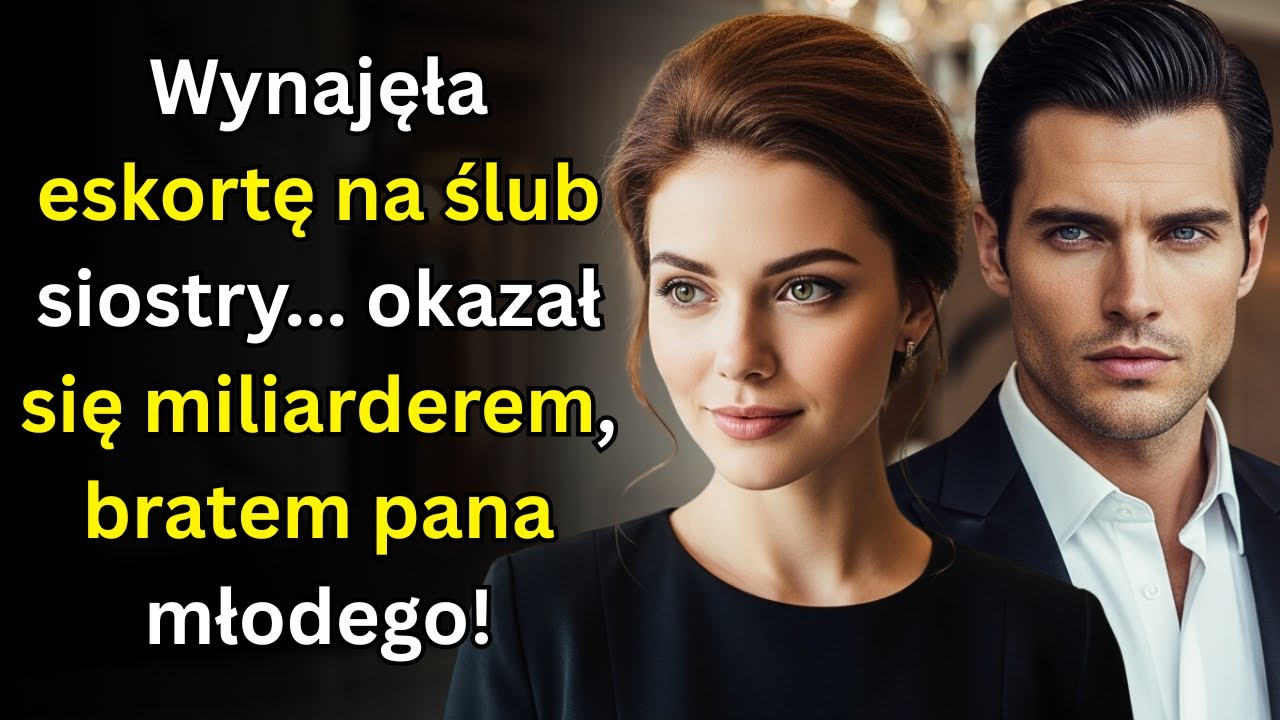 Wynajęła eskortę na ślub siostry... okazał się miliarderem, bratem pana młodego!