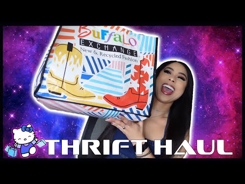 THRIFT SHOPPING + TRY-ON 🛍️ | HAUL