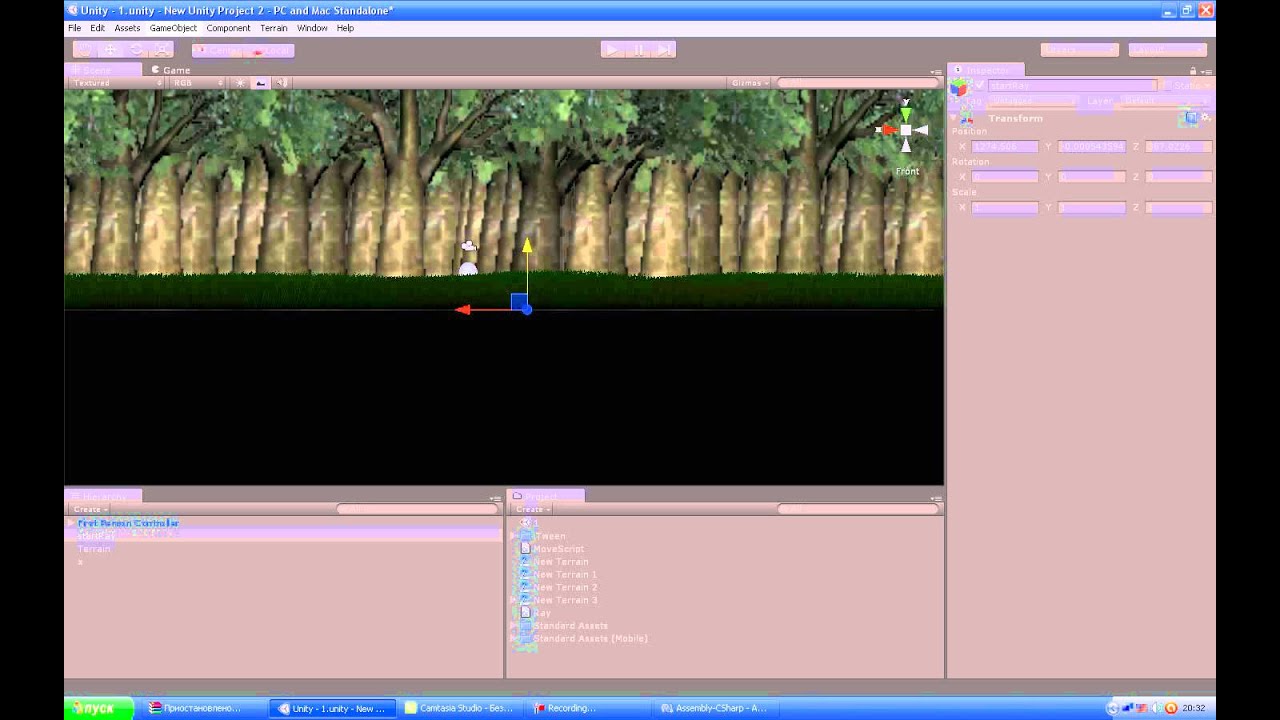 [Unity3D] Видео урок про Ray (RaycastHit) от Aut'а - YouTube
