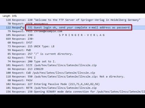 FTP в Wireshark | Практика по курсу "Компьютерные сети"
