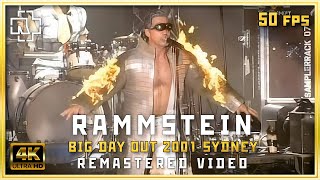 Rammstein - Rammstein 4K with subtitles Big Day Out Festival Sydney 2001 50fps remastered video
