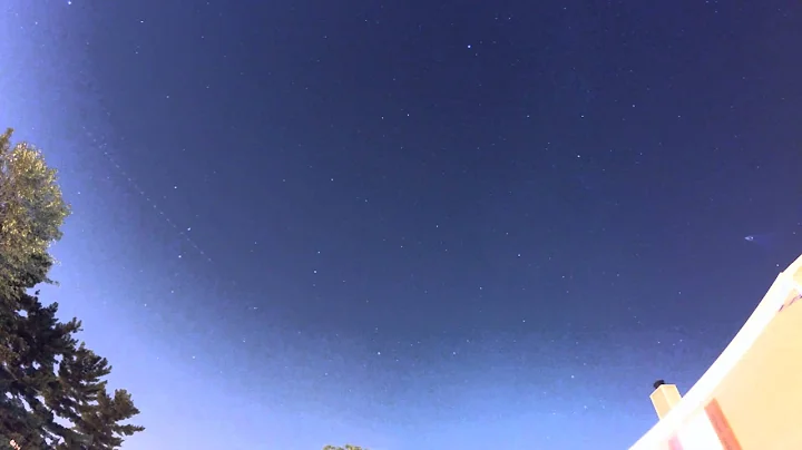 PERSEID METEOR SHOWER GOPRO HERO4 NIGHTLAPSE - AUGUST 13, 2015