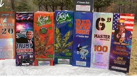 Pyro Favorites - All Time Best 6 and 7 inch shell comparison