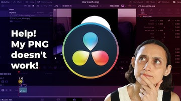 DaVinci Resolve: What to do if your png isn