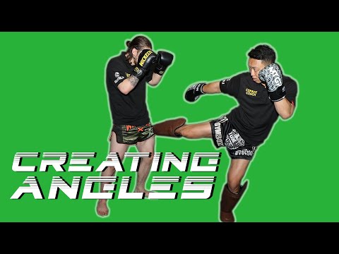 Dealing with Aggressive Fighters in Muay Thai - Creating Angles with Philip Tieu
