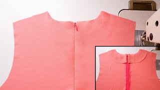 How To Sew Invisible Zipper On Shirt / Dress | Sewing Technique Tutorial  | Thuy Sewing