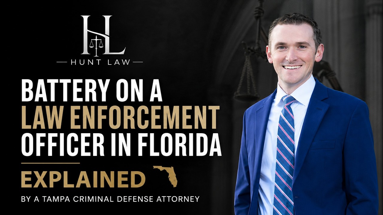 Battery on Law Enforcement Explained by a Tampa Criminal Defense Attorney