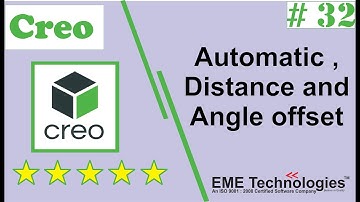 Creo Assembly Modelling - Automatic , Distance and Angle offset