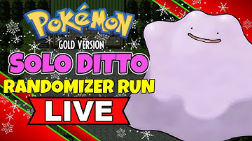 [🔴LIVE ] SOLO DITTO RANDOMIZER RUN! | Is This Even Possible?? | Pokemon Gold | #shorts