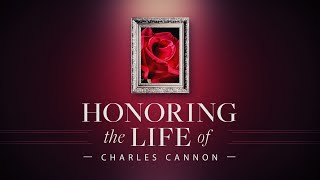 Charles Cannon Memorial Service