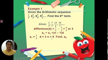 Arithmetic Sequence: Finding the value of the unknown term.