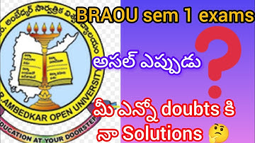Dr.BR Ambedkar open University 1St exams #2024 #notification #how #ambedkar #viralvideo