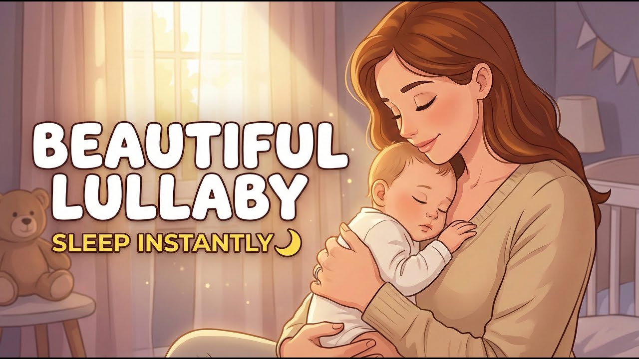Beautiful Lullaby for Babies to Sleep Instantly 🌙 (English Version) 💤