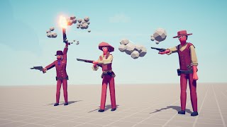WILD WEST TRIO vs UNITS - Totally Accurate Battle Simulator TABS screenshot 5