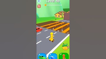 Shape-shifting Funny Race  New Hyper Casual Games, Level 46 #shorts #shapeshifting #gameplay