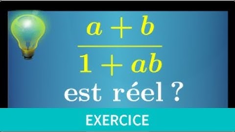 Show that a complex number is real • METHOD 2 • Expert maths prep MPSI PCSI ECS