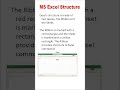 ms Excel structure