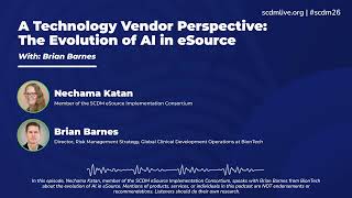 Episode 2: A Technology Vendor Perspective: The Evolution of AI in eSource with Brian Barnes