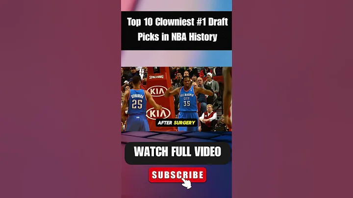 Top 10 Clowniest #1 Draft Picks in NBA History