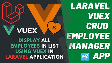 #4 employee management application using laravel, vuejs and vuex