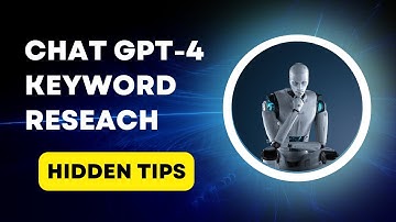 Chat GPT-4 Keyword Research - Easy Wins Keywords With Chat GPT