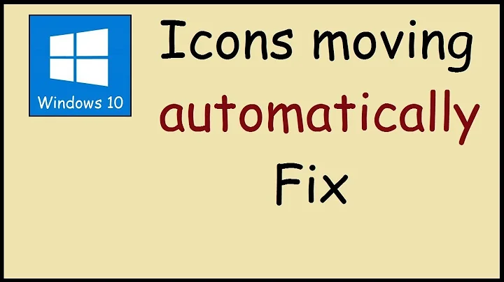 How to stop Windows 10 icons from rearranging after refresh