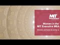 Women in the MIT Executive MBA
