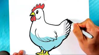 How to Draw a CHICKEN