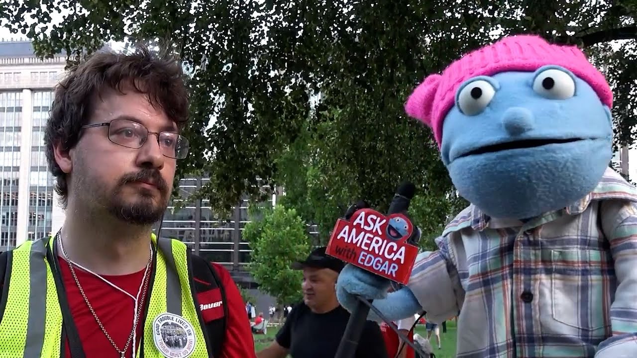 Puppet TROLLS Woke Protesters (Until They Kick Him Out)