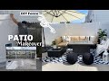 DIY PATIO MAKEOVER | BEFORE & AFTER || PATIO DECORATING IDEAS #WITHME