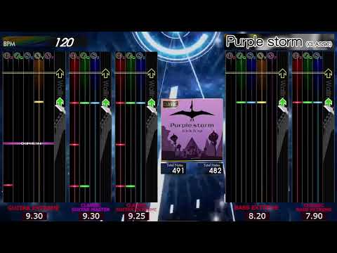 GITADORA GuitarFreaks / Purple storm (CLASSIC) - Comparison
