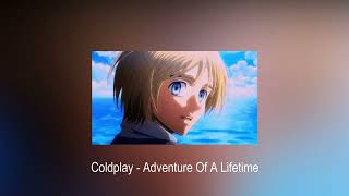 Coldplay - Adventure Of A Lifetime (sped up) Resimi