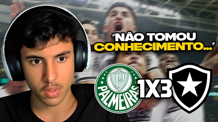 RENATO REAGE: PALMEIRAS 1 X 3 BOTAFOGO | MELHORES MOMENTOS | 36ª RODADA | BRASILEIRÃO 2024