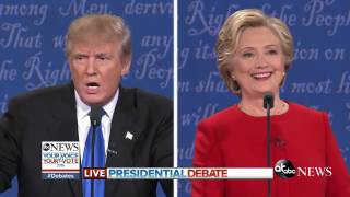 Trump On Hillary's Look and Stamina | Presidential Debate Highlights